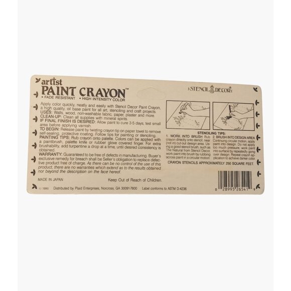Artist Paint Crayon Forrest Green Stenciler 26541 - Picture 2 of 7